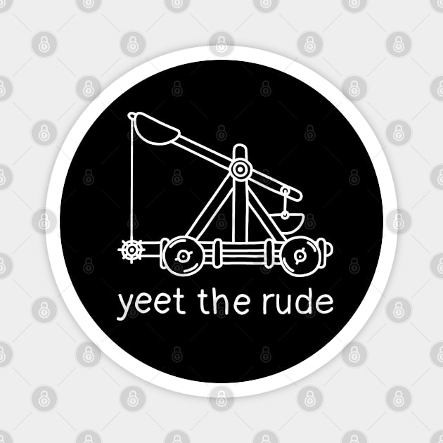 Yeet The Rude Magnet by valentinahramov